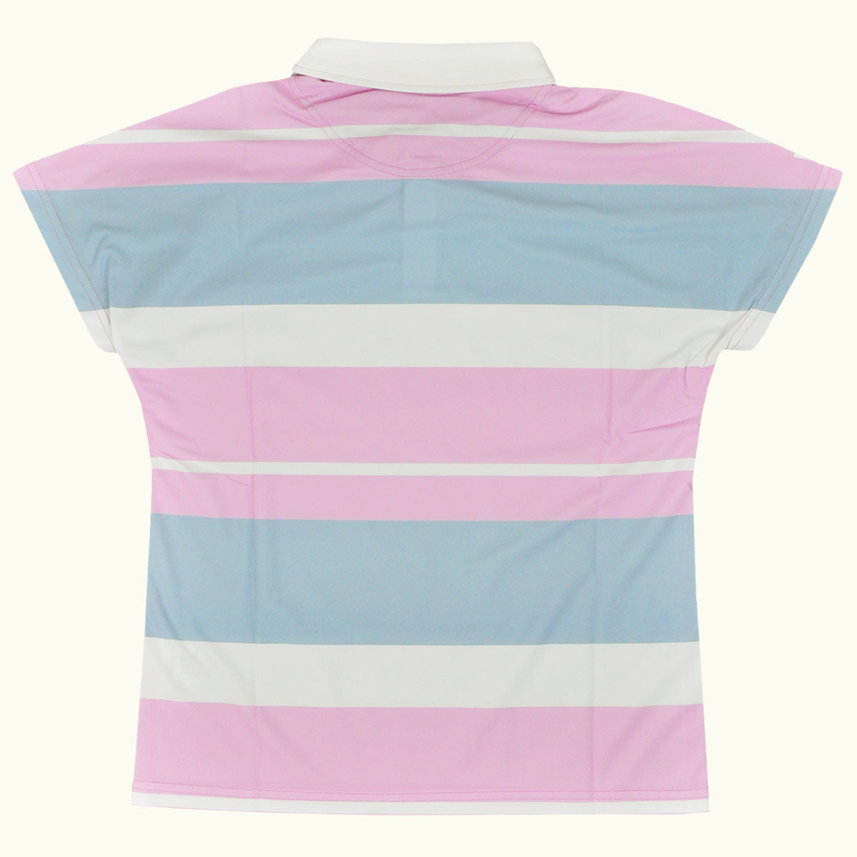 PIN-KARIカノコ BIGボーダー半袖シャツ レディース