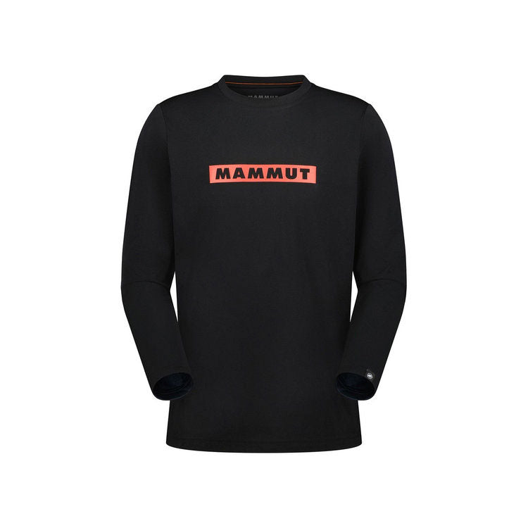 QD ロゴ プリント ロングスリーブ Tシャツ 長袖 アウトドア カジュアル トレッキング