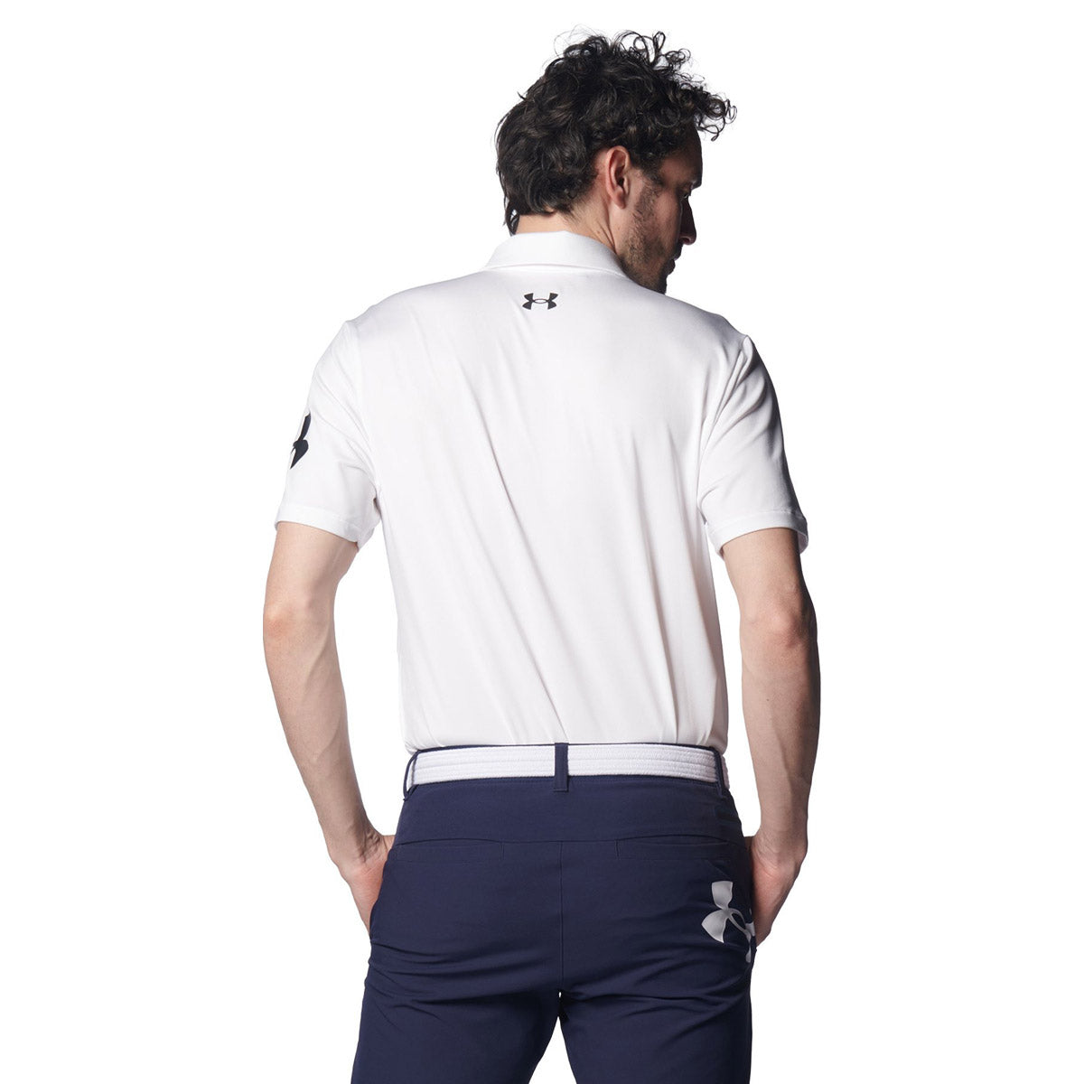 メンズ ゴルフ ウェア ポロシャツ UAプレーオフ ポロ3.0 ロゴ