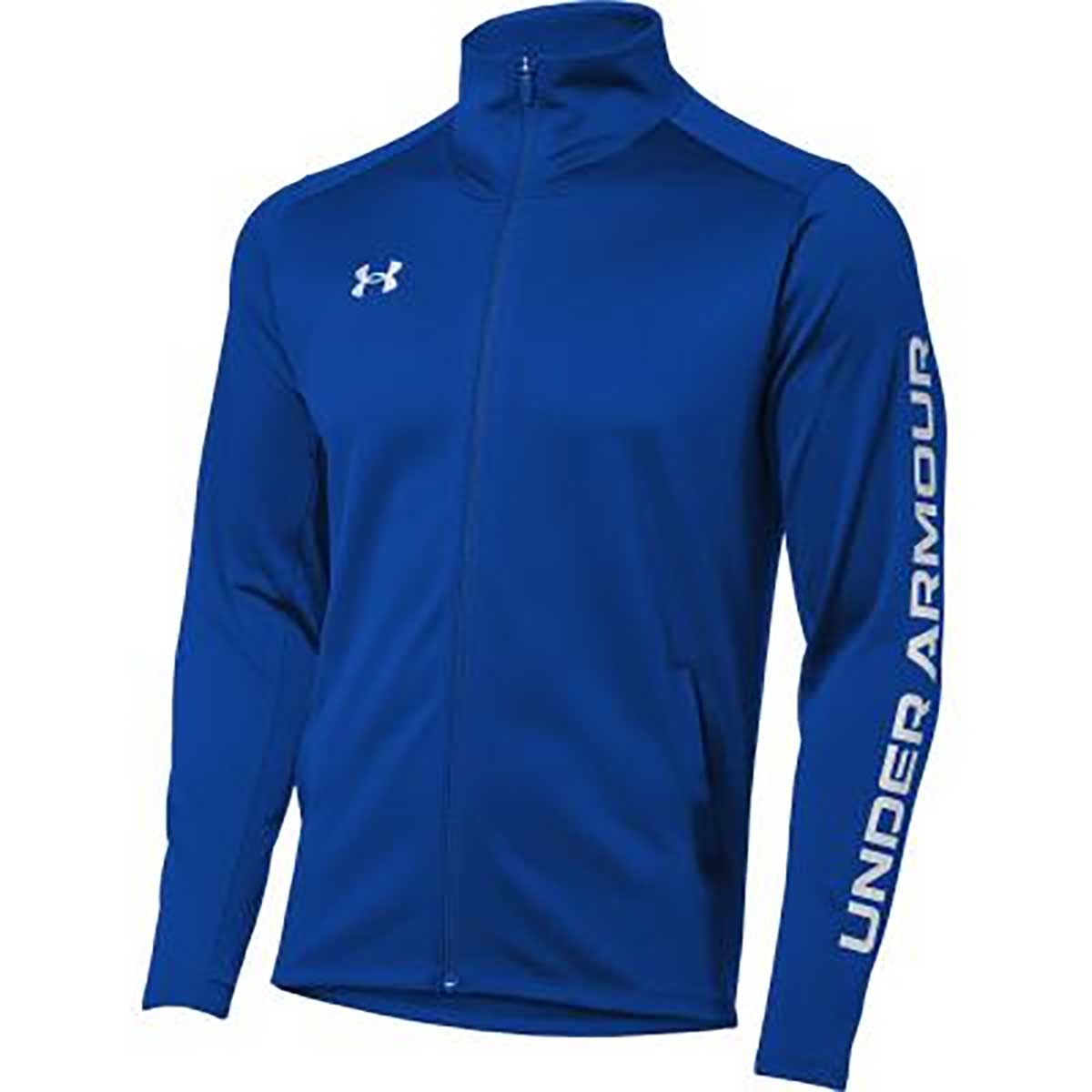 UA TEAM SOCCER KNIT FULL ZIP TOPS メンズ サッカートップ