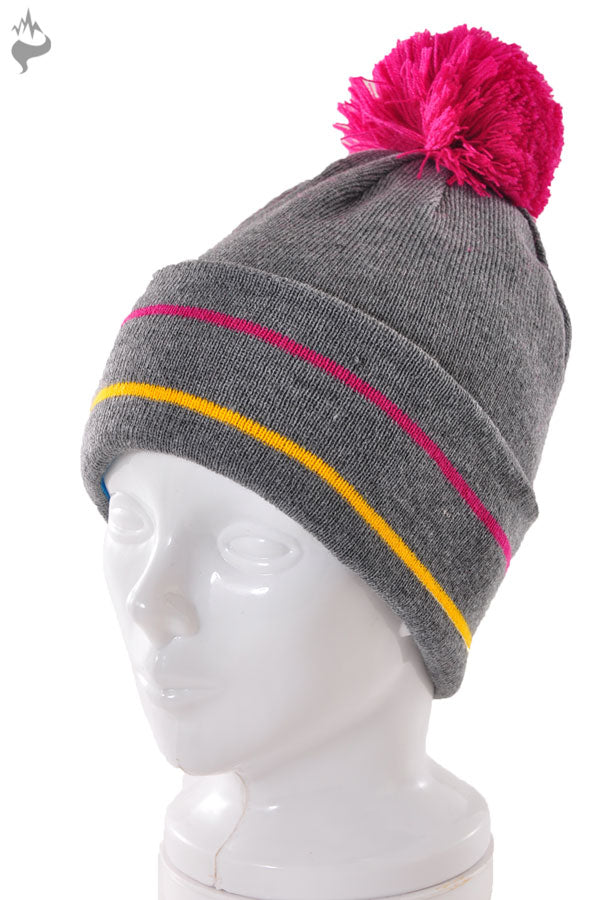 ユニセックス リバーシブルボーダーニットキャップ ニット帽