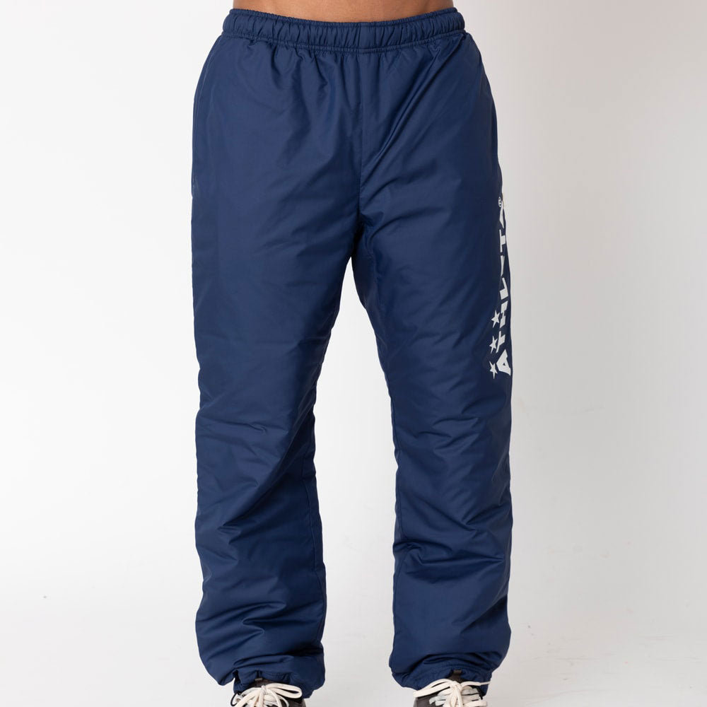 メンズ 中綿ハーフコート & ロングパンツ 上下セット トレーニングウェア サッカー