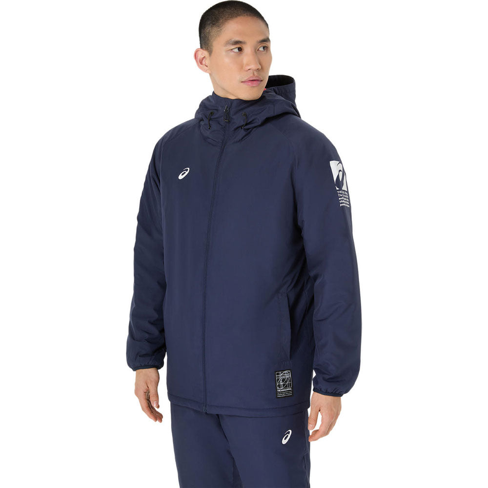 中わたウインドブレーカーフーディー メンズ ブレーカー ジャケット アウター