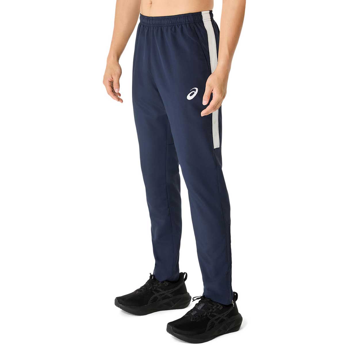 トレーニングズボン ドライクロスロゴテープパンツ メンズ ボトムス ロングパンツ