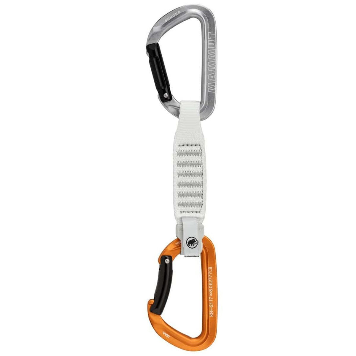 センダー キーロック 12 cm クイックドロー クライミングギア 登山 軽量