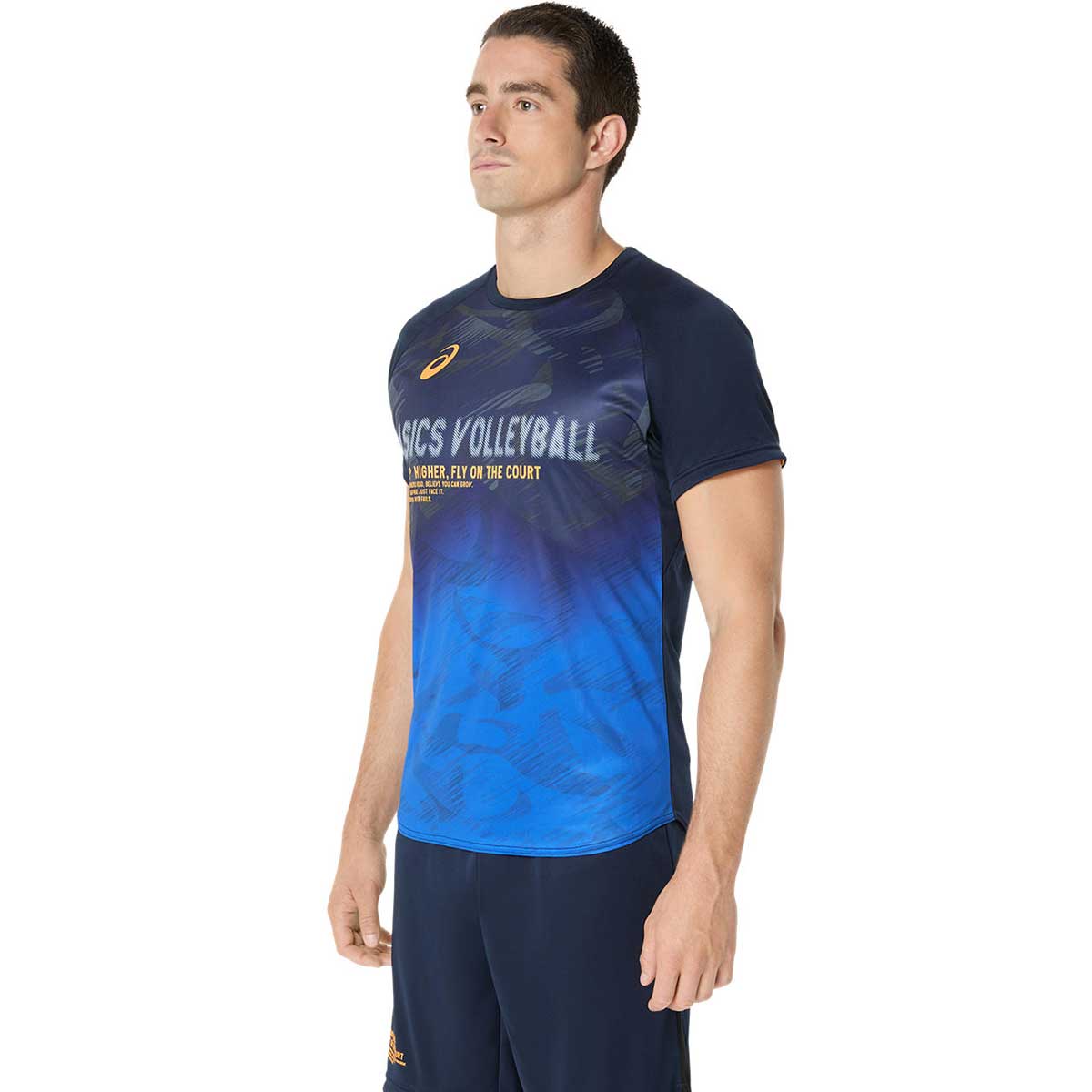 バレーボール半袖トップス トップライン半袖シャツ