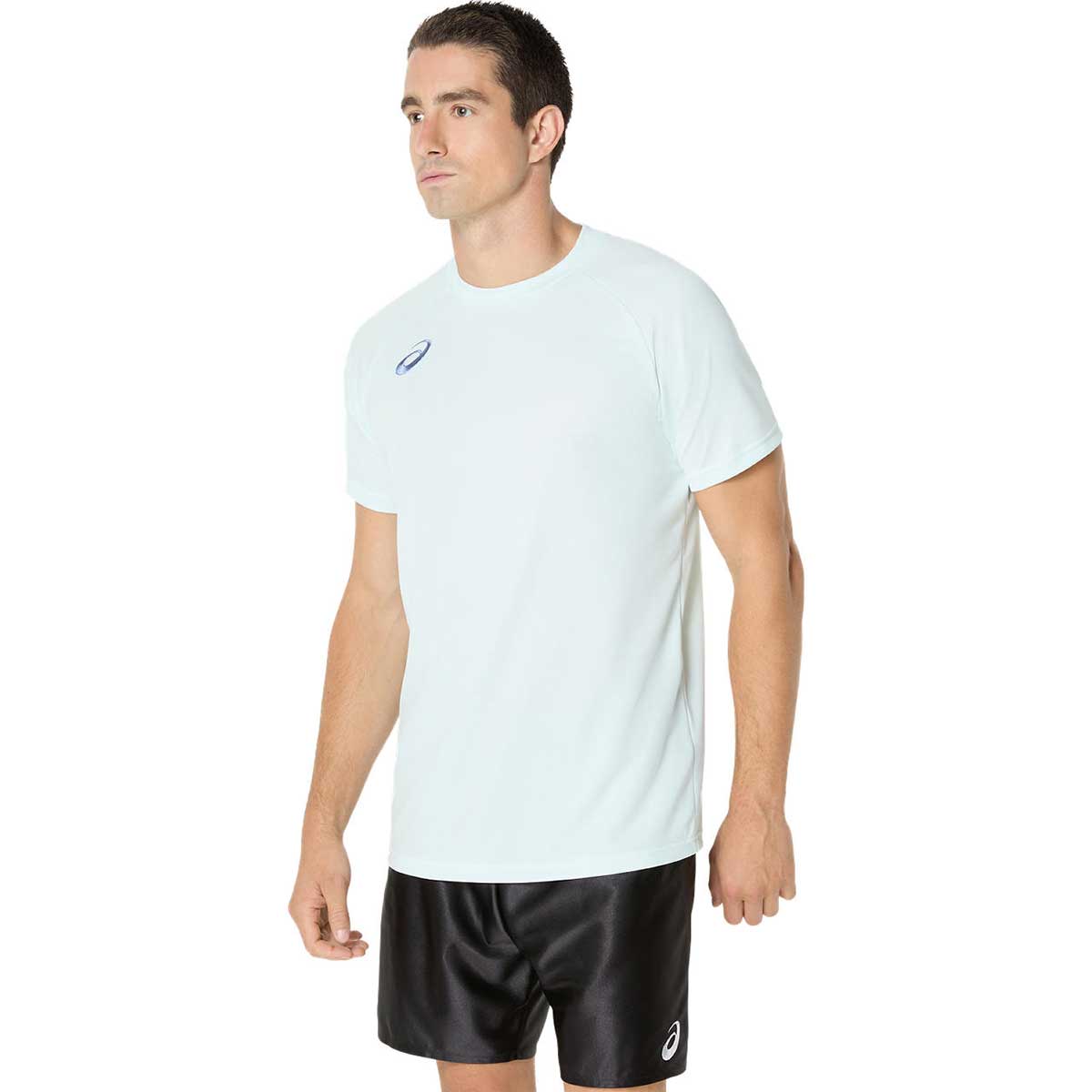 バレーボール半袖トップス プラクティス半袖シャツ(背面ビックロゴ) メンズ