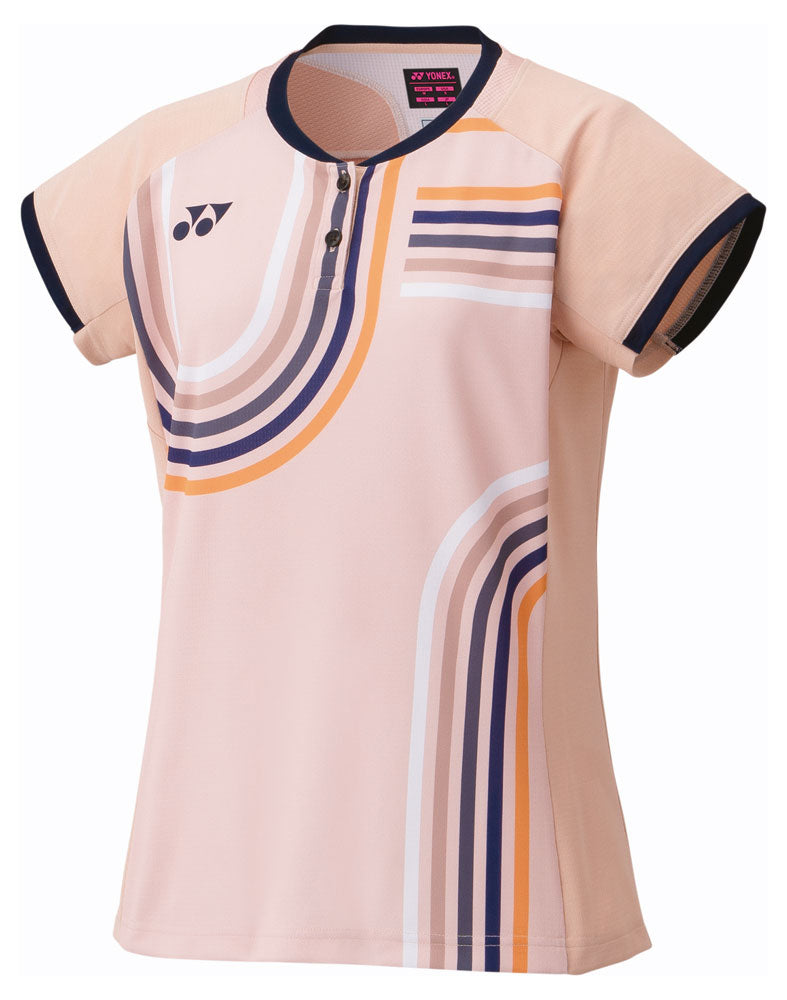 ウィメンズゲームシャツ レディース バドミントン 半袖シャツ トップス