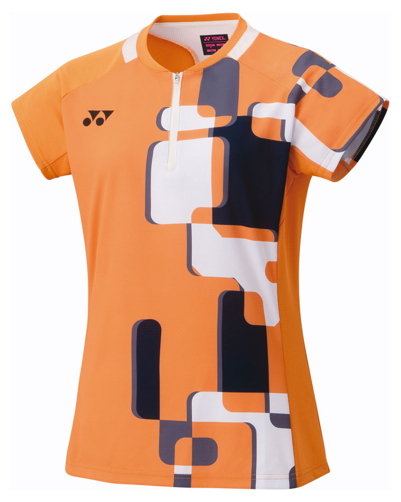 ウィメンズゲームシャツ レディース バドミントン 半袖シャツ トップス