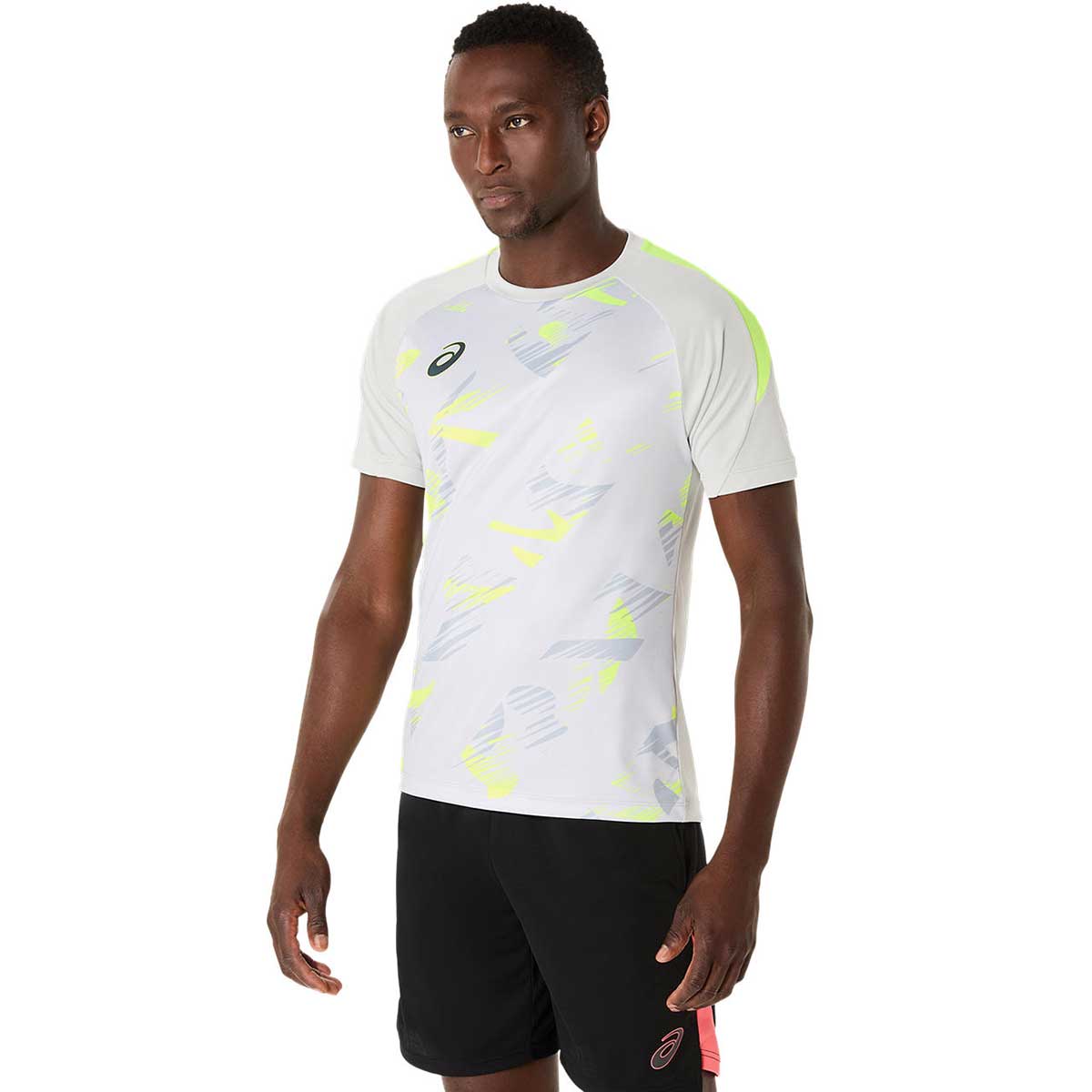 サッカー半袖トップス プラクティスグラフィック半袖シャツ メンズ 半袖シャツ プラシャツ