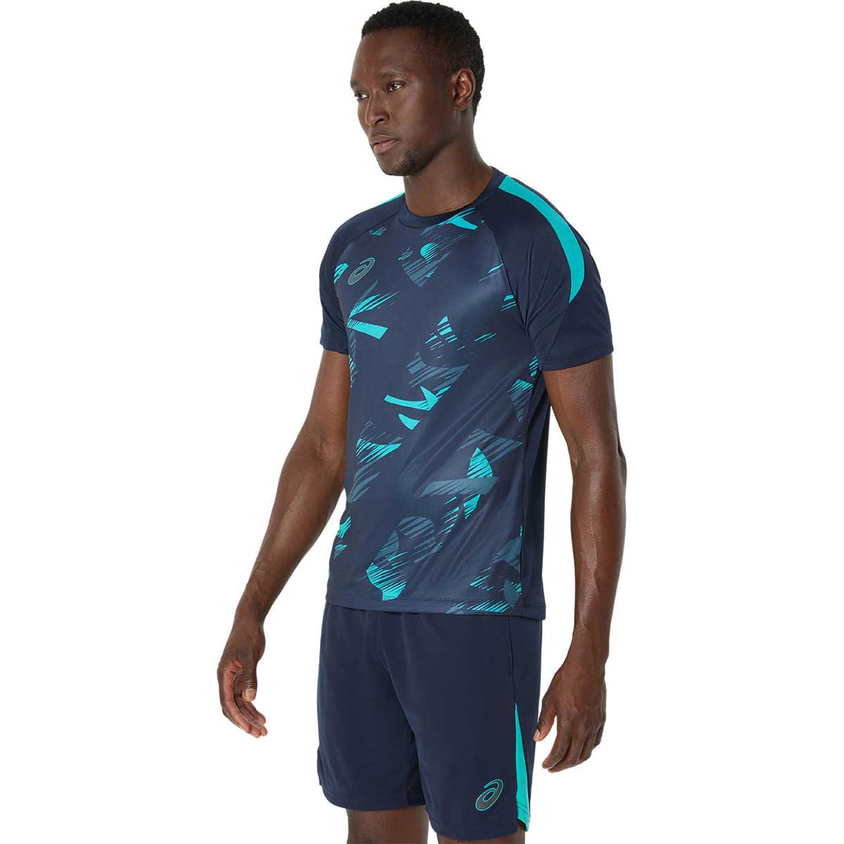 サッカー半袖トップス プラクティスグラフィック半袖シャツ メンズ 半袖シャツ プラシャツ