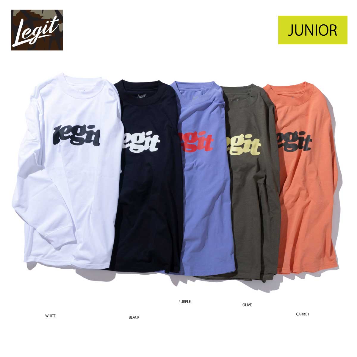 ジュニア BLEND バスケットシャツ ロンT ロングスリーブ