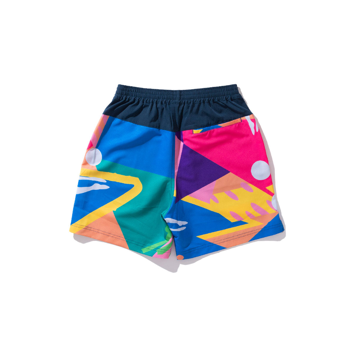 ABSTRACT 1/2 PANTS バスケットショーツ ユニセックス バスパン 総柄