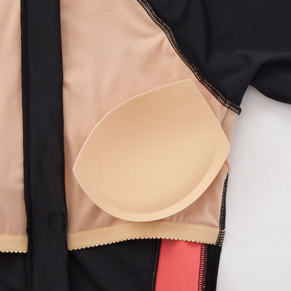 レディース タンキニセット 袖付き フルジップ フィットネス水着 水泳 プール