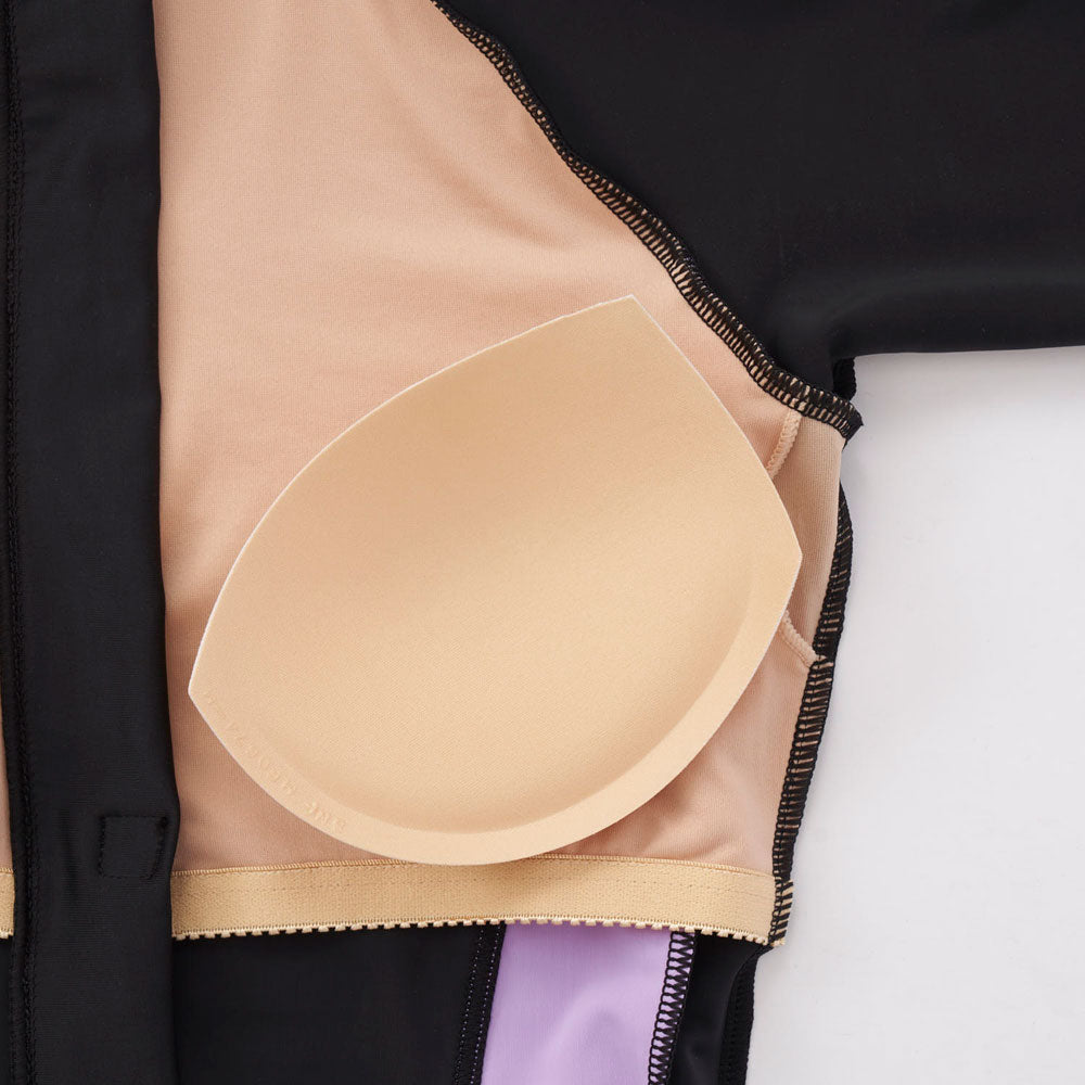 レディース タンキニセット 袖付き フルジップ フィットネス水着 水泳 プール