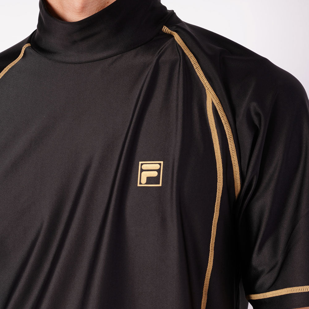 メンズ 半袖プル ラッシュガード スイムウェア 海 プール アクアシャツ 水陸両用