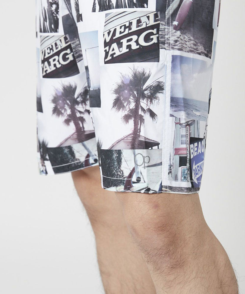 メンズ サーフトランクス ボードショーツ インナー付き 水着 プール 海水浴