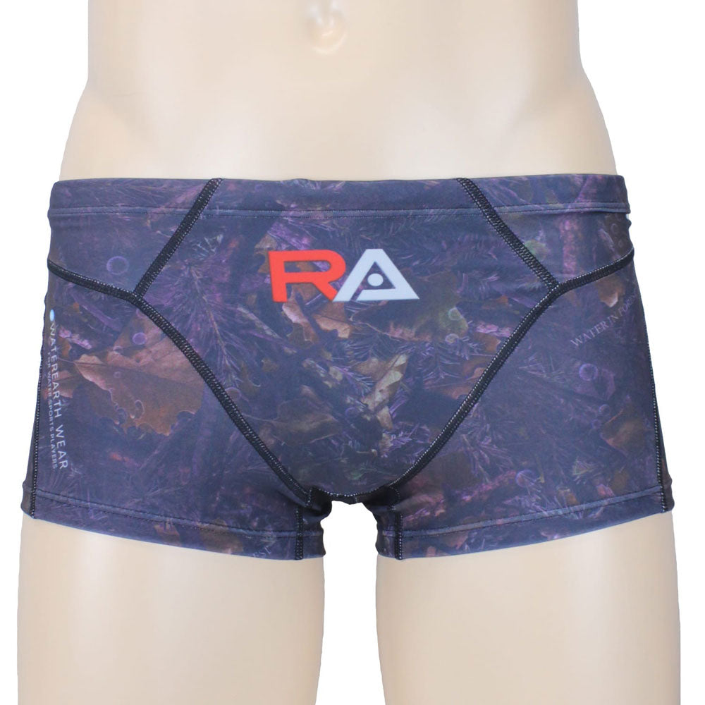 WATER IN FOREST メンズ ボクサー 競泳トレーニング水着 水泳 スイムパンツ