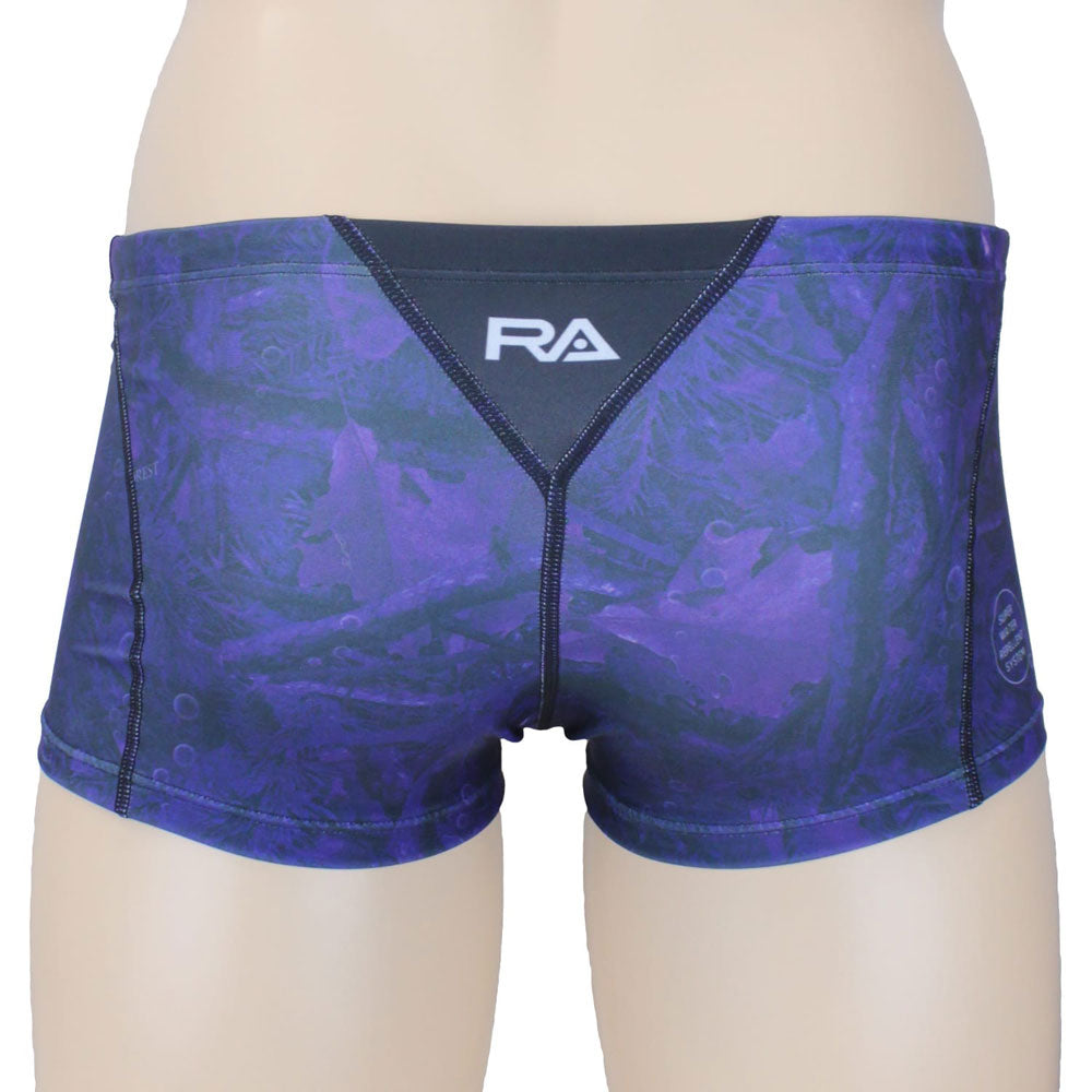 WATER IN FOREST メンズ ボクサー 競泳トレーニング水着 水泳 スイムパンツ