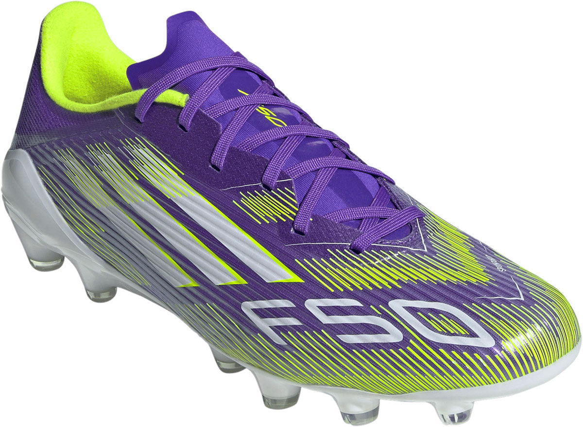 F50 サッカースパイク シューズ 紫/緑 adidas（アディダス） F50 ELITE HG adidas JH7645 パープルラッシュ