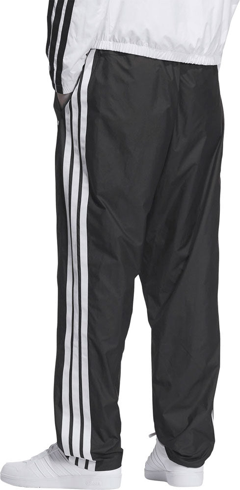 スリーストライプス ルーズフィット 起毛トリコット裏地付き フルレングス オープンヘム ウ