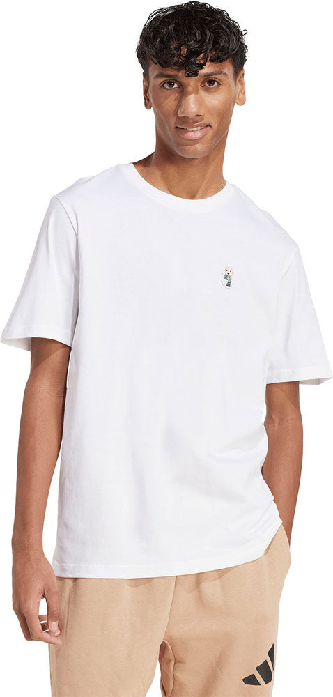 ドッグ ソックスパッチ グラフィック 半袖Tシャツ