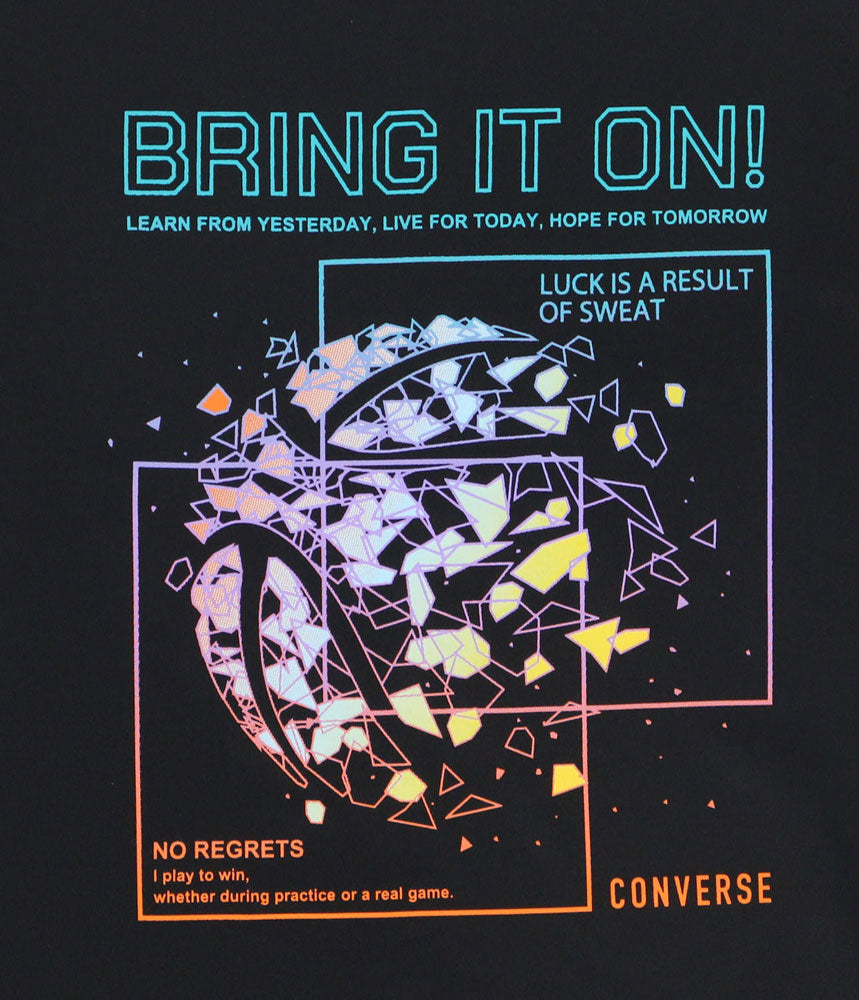 Jr.プリントロングスリーブ ジュニア 長袖Tシャツ ロンT バスケットボール