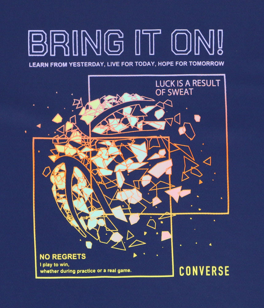 Jr.プリントロングスリーブ ジュニア 長袖Tシャツ ロンT バスケットボール