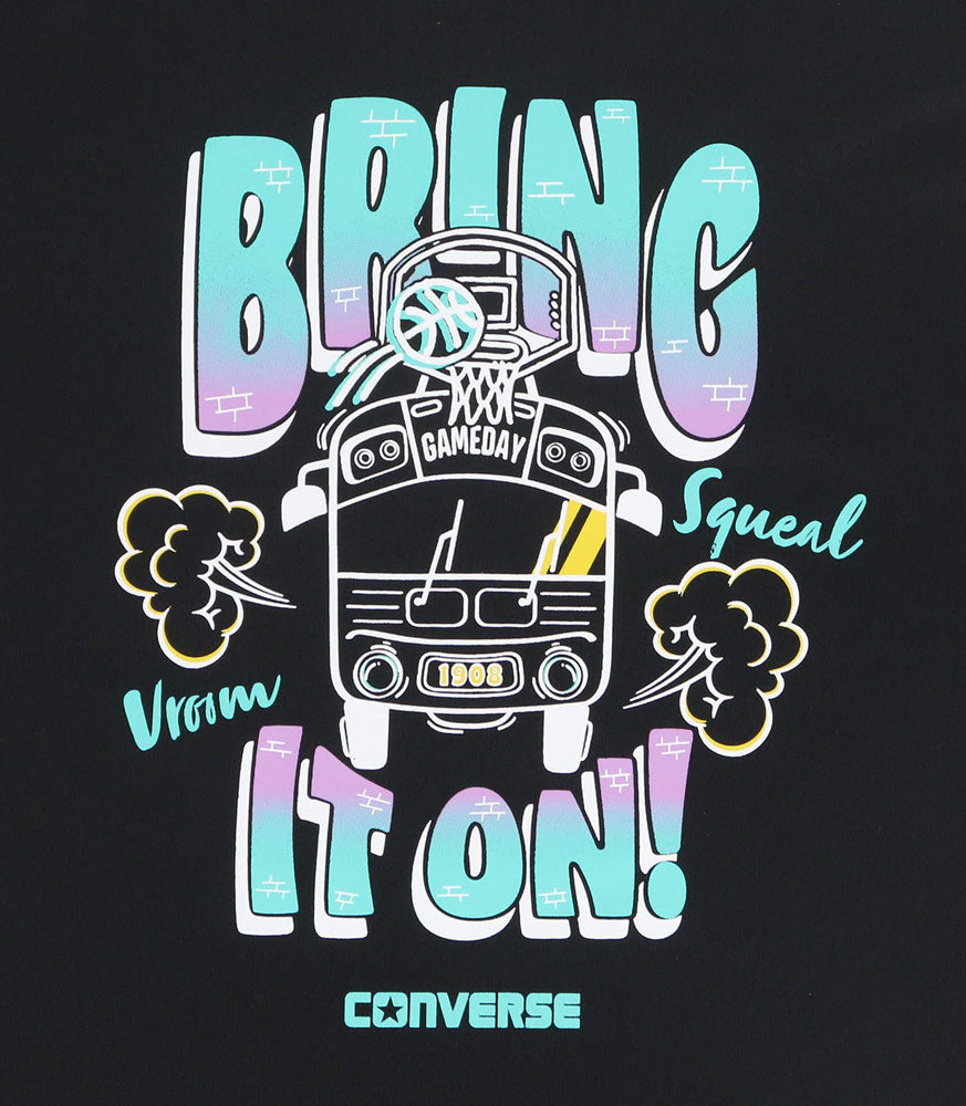 Jr.プリントロングスリーブ ジュニア 長袖Tシャツ ロンT バスケットボール