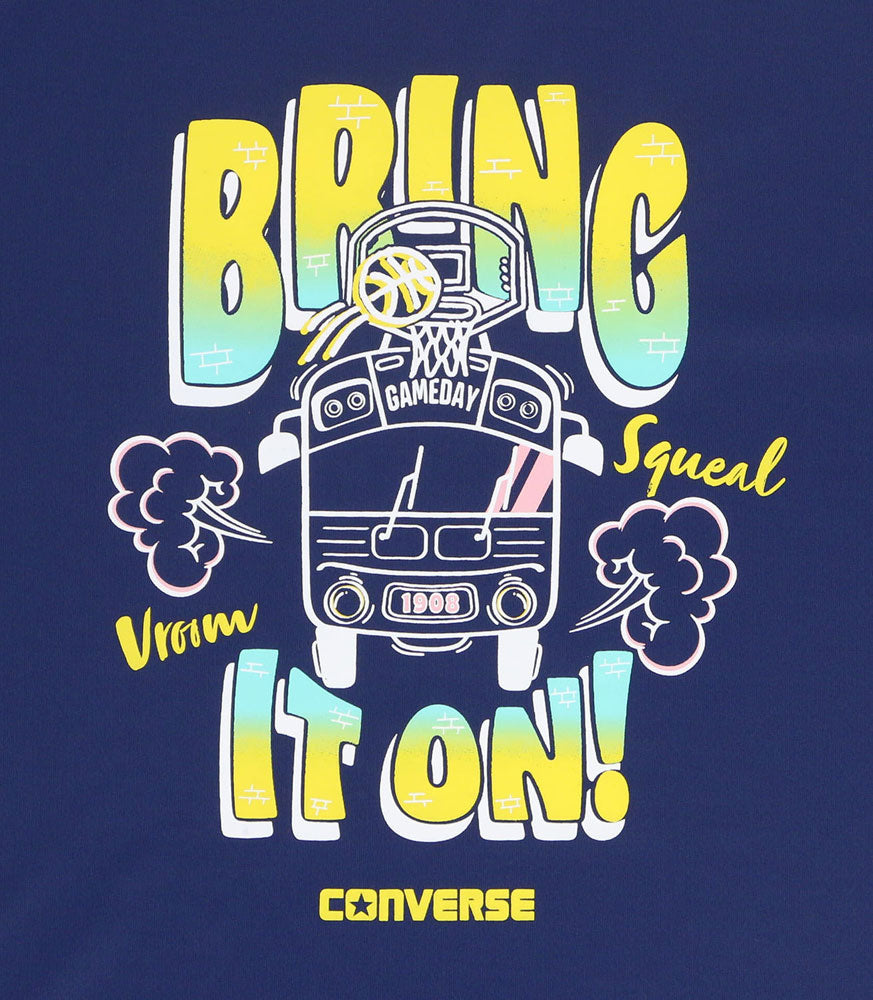 Jr.プリントロングスリーブ ジュニア 長袖Tシャツ ロンT バスケットボール