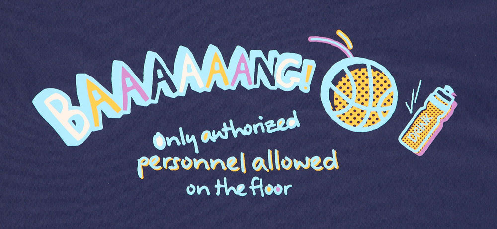 Jr.プリントロングスリーブ ジュニア 長袖Tシャツ ロンT バスケットボール