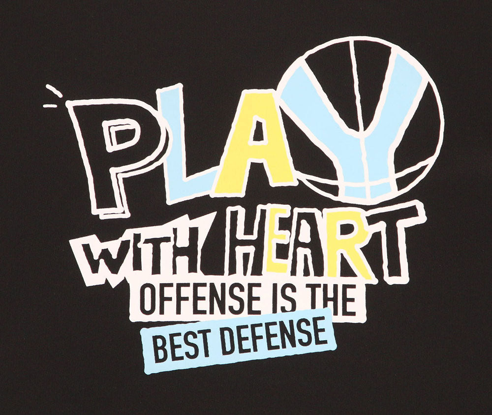 Jr.プリントロングスリーブ ジュニア 長袖Tシャツ ロンT バスケットボール