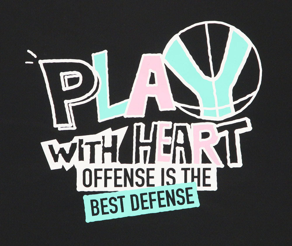 Jr.プリントロングスリーブ ジュニア 長袖Tシャツ ロンT バスケットボール