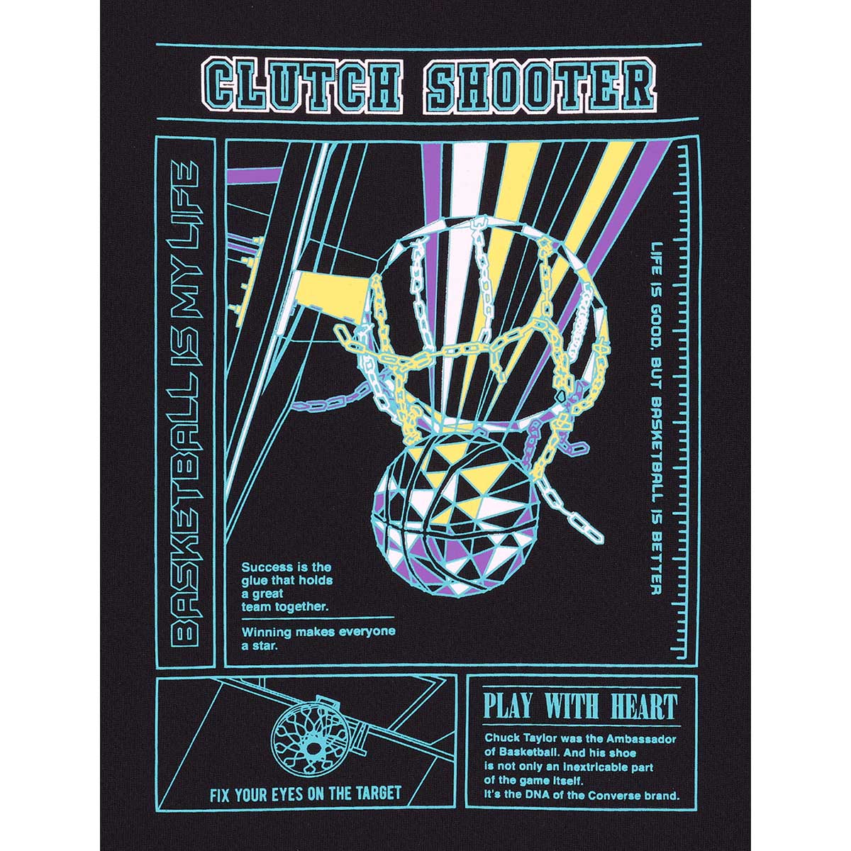 ジュニア バスケットボールTシャツ Jr.プリントTシャツ