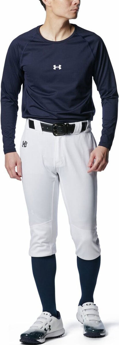 UAコールドギア コンフォート フィッティド ロングスリーブ クルーネック シャツ