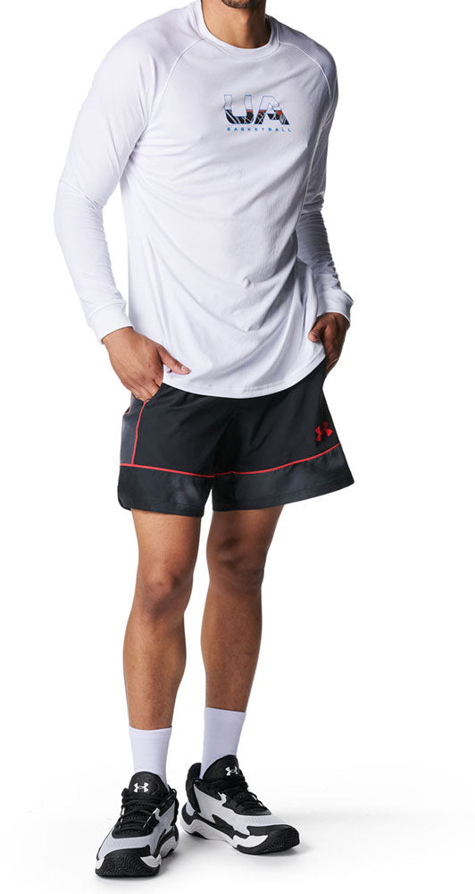 メンズ UAスポーン7 ミッド バスケットボールシューズ バッシュ