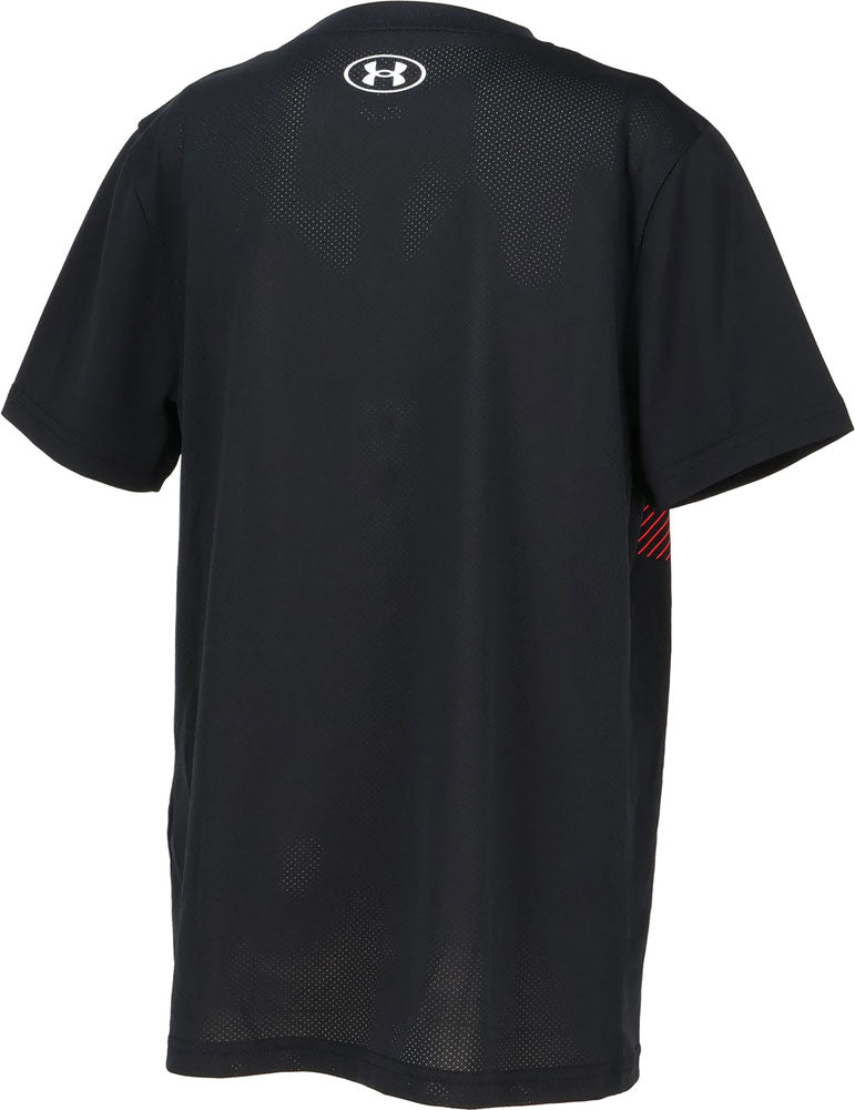 UAテック スーパー ビッグロゴ ショートスリーブ Tシャツ 半袖 スポーツ 部活