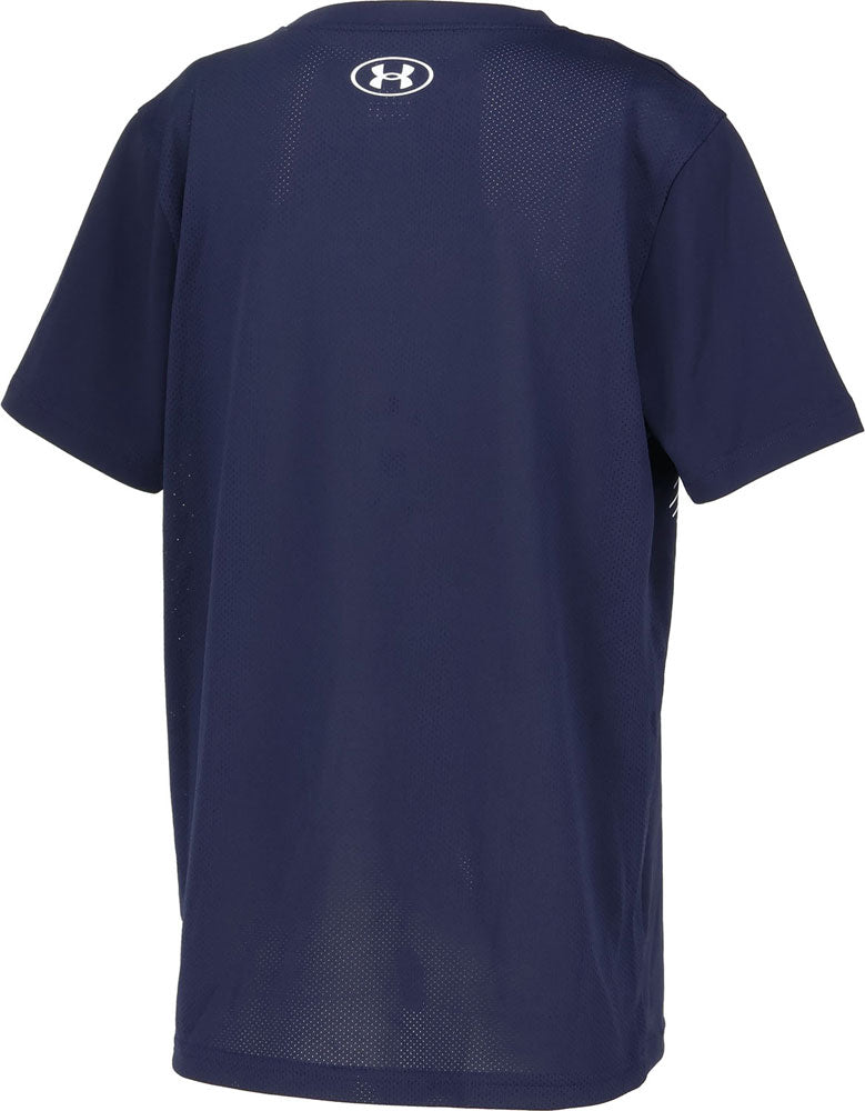 UAテック スーパー ビッグロゴ ショートスリーブ Tシャツ 半袖 スポーツ 部活