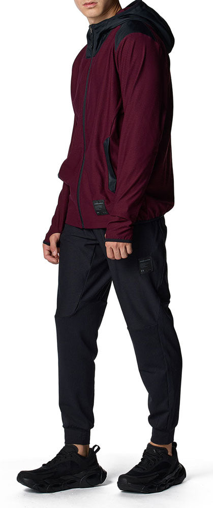 UAモチベート リブ パンツ メンズ ジャージパンツ ロングパンツ ボトムス トレーニング