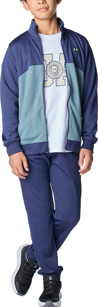 UAトラックジャケット ジュニア キッズ ジャケット トレーニングウェア