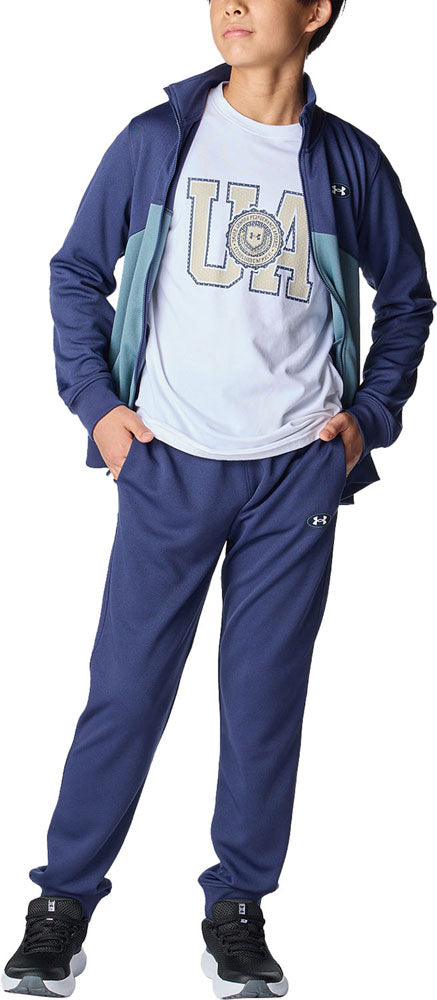 UAトラックパンツ ジュニア キッズ ロングパンツ ボトムス トレーニングウェア