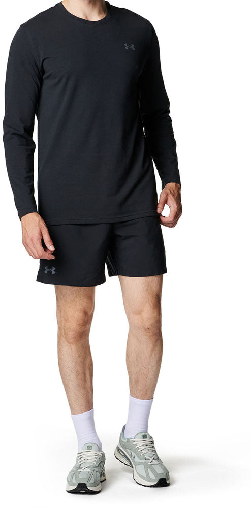 メンズ UAパフォーマンスコットン ロングスリーブ Tシャツ 長袖 トップス