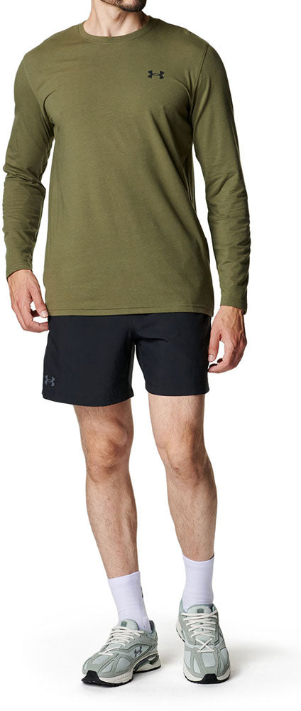 UA PERFORMANCE COTTON LONG SLEEVE T-SHIRT