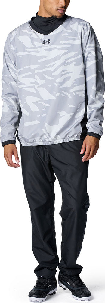 UAノベルティ Vネック ジャケット メンズ 野球 ジャケット トレーニング