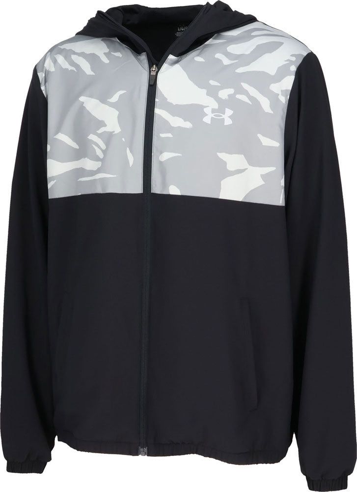 UAウーブン フルジップ フーディド ジャケット 野球 メンズ ジャケット トレーニング