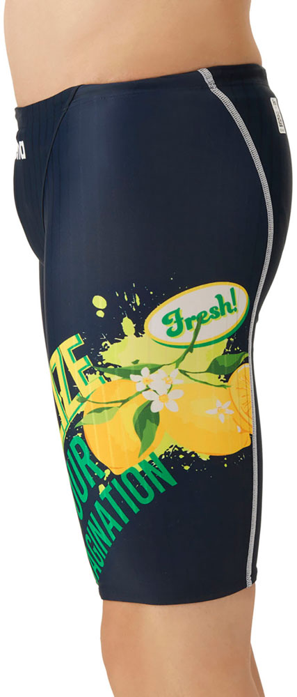 メンズ 競泳水着 レーシングスパッツ ハーフレッグ 水泳 WA承認モデル