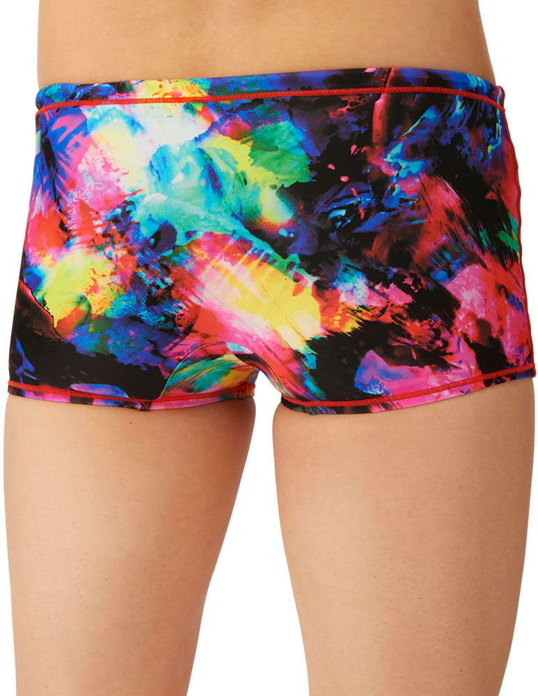 メンズ 競泳トレーニング水着 スイムスパッツ ショートレッグ ショートボックス 練習用