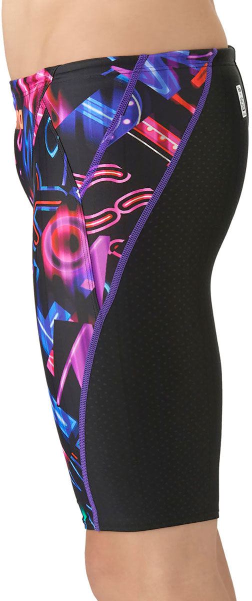 メンズ 競泳水着 レーシングスパッツ ハーフレッグ 水泳 公式 WA承認