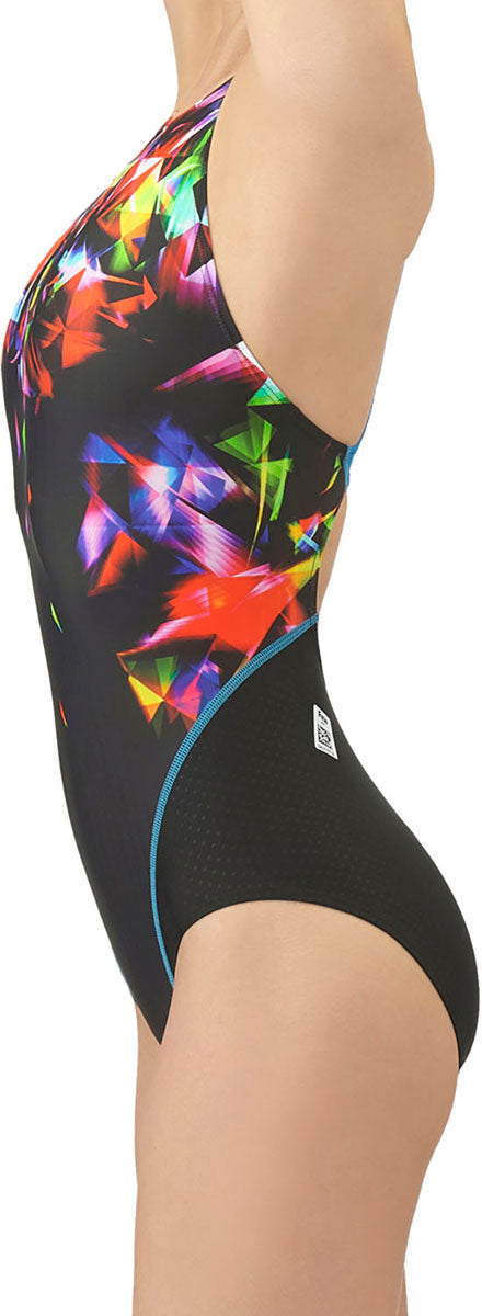 競泳水着 レーシングワンピース オープンバック