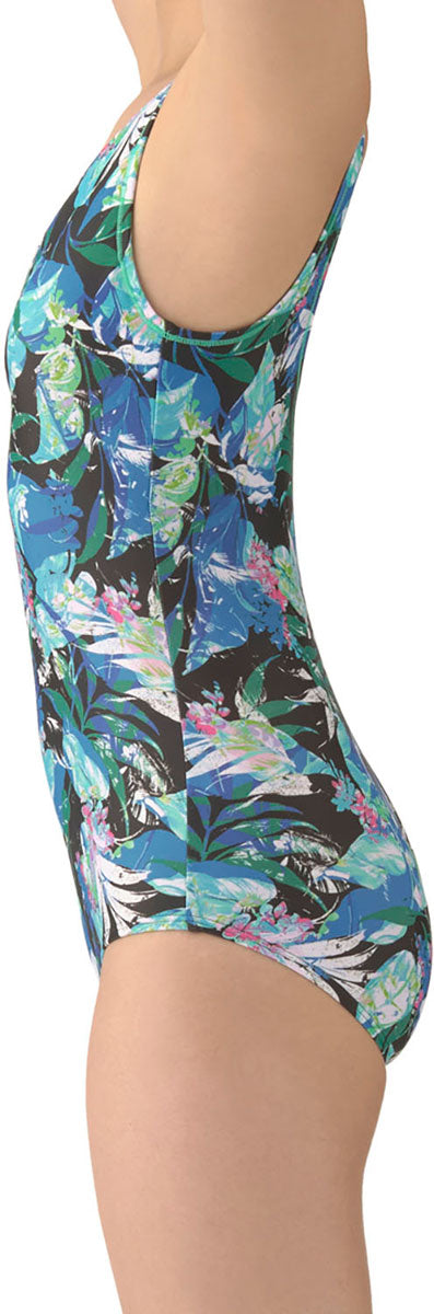 フィットネス水着 ワンピース Uバック・差し込みパッド